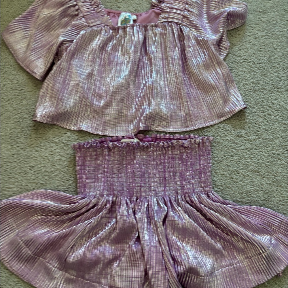 QUEEN OF SPARKLES Shiny Lavender Kids Set